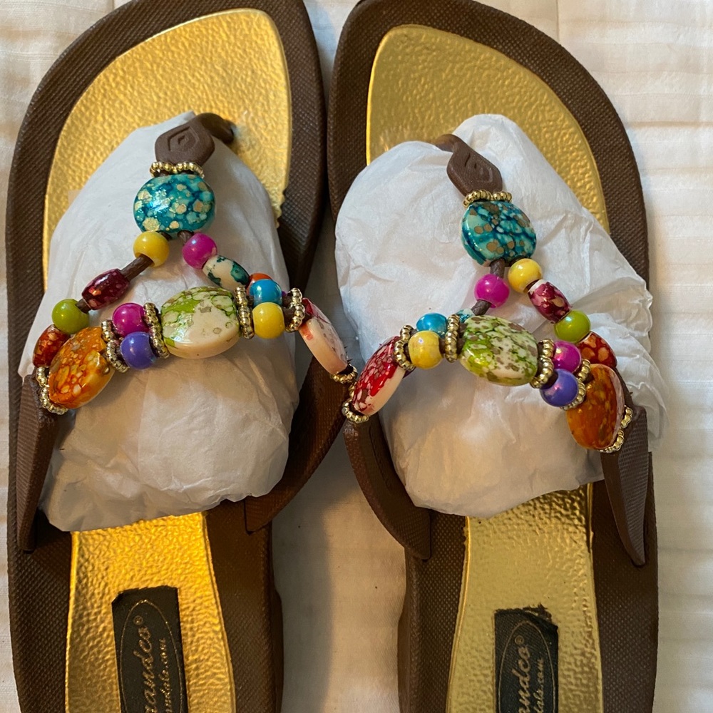 Brown sandals